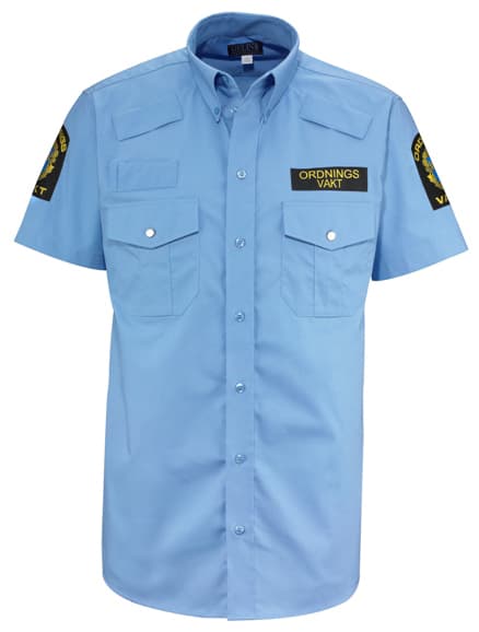 Gulins Kortärmad Skjorta Herr Ordningsvakt (Size: Small)