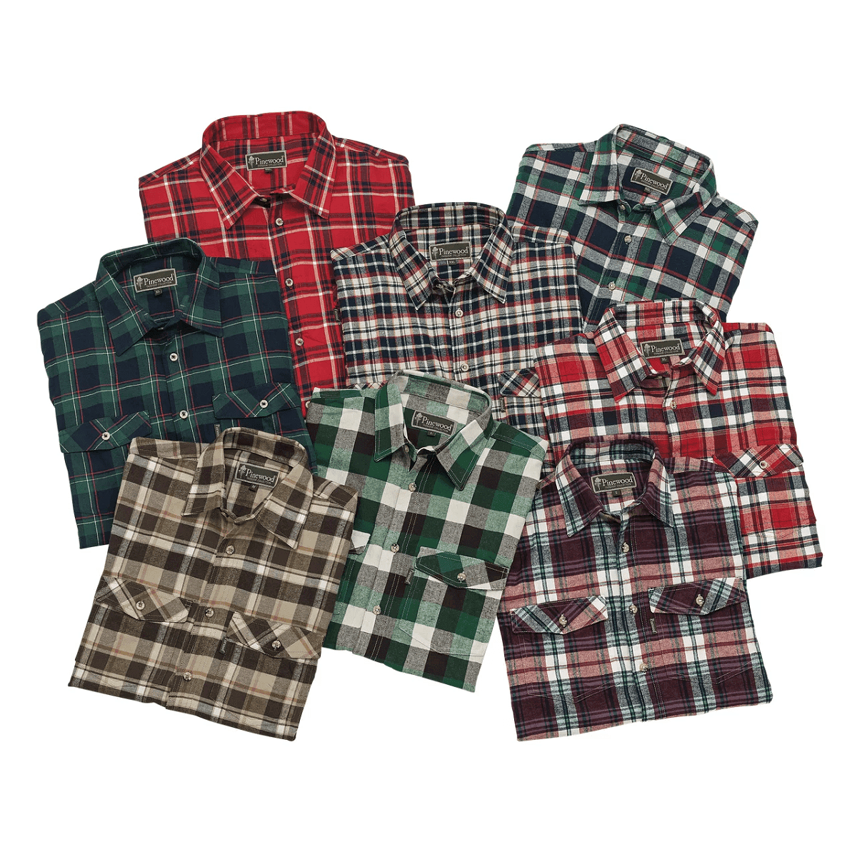Pinewood Flannel Shirt Texas - Mix (Size: Small)