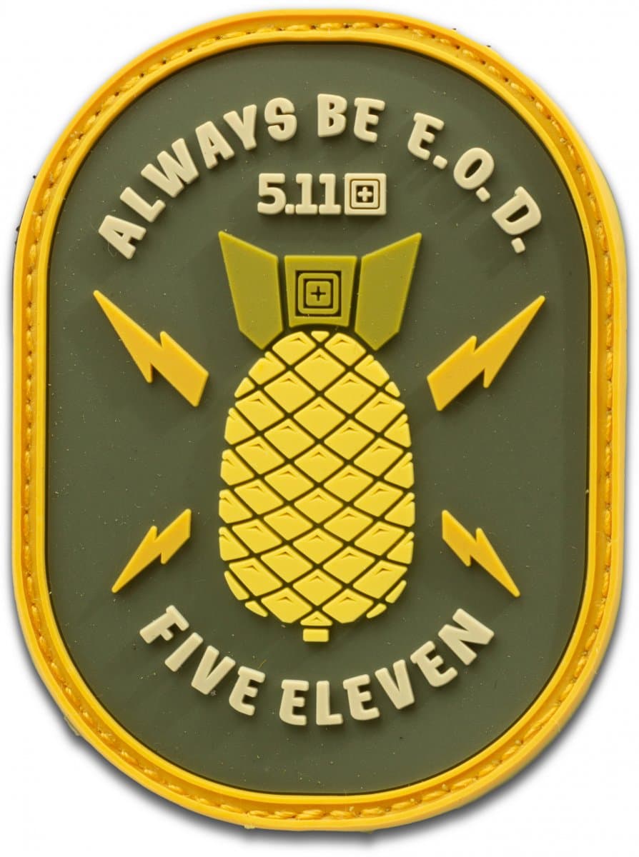 5.11 Tactical Always Be EOD Patch (Color: Yellow)