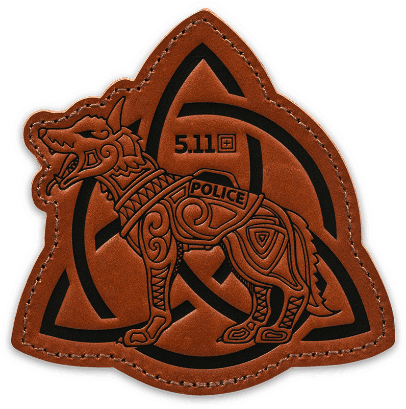 5.11 Tactical Embossed Celtic Police Dog Patch