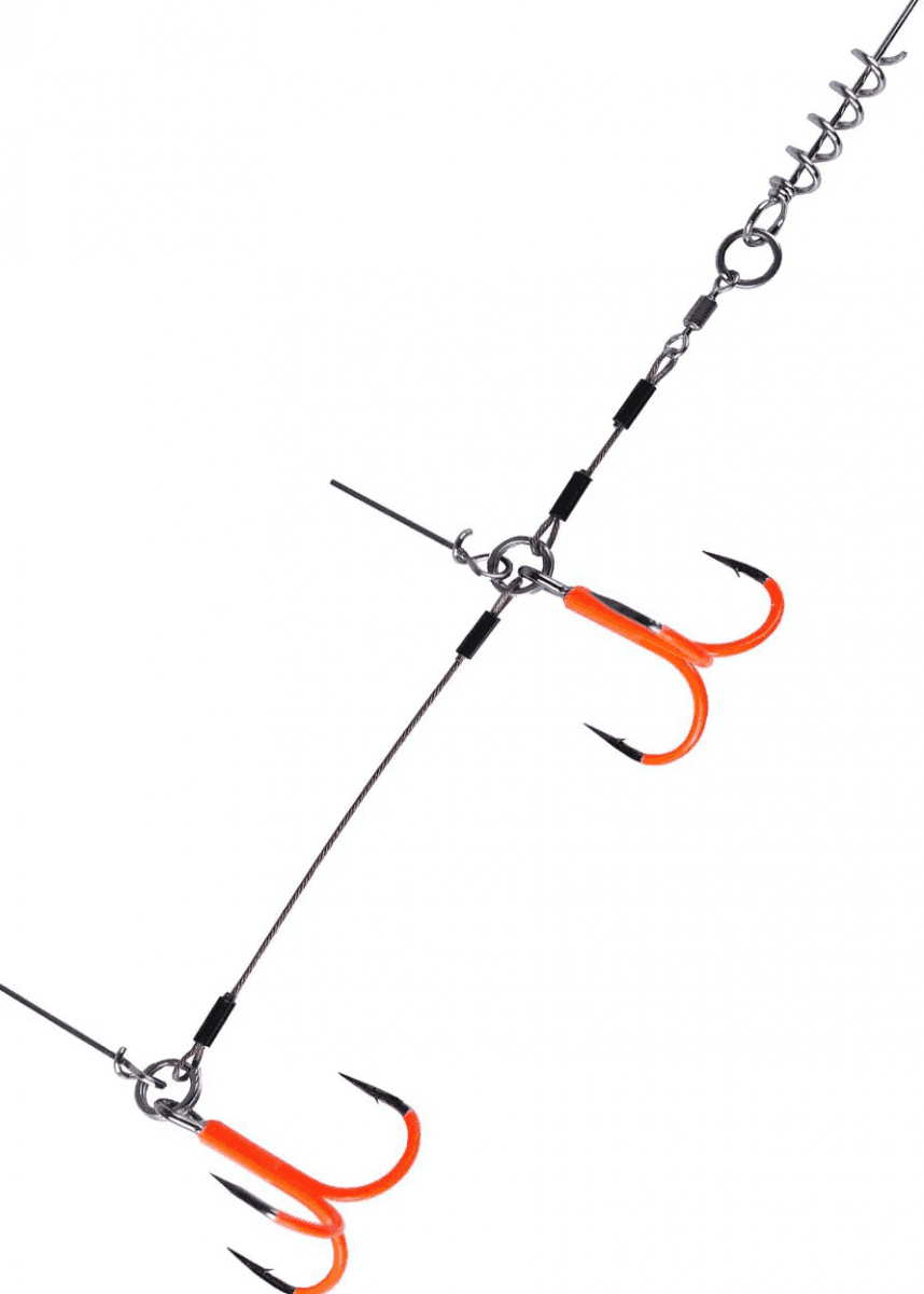 BKK BB Trigger-21 UVO Stinger Rig (Size: #1/0)