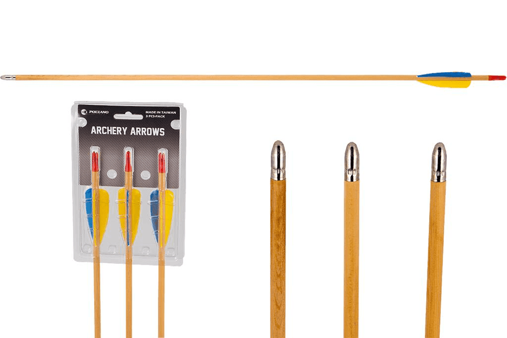 EK Wooden Arrows 32" 3pcs