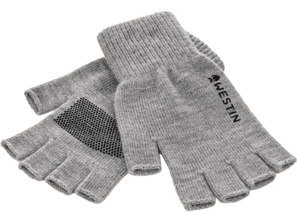 Westin Half Finger Gloves Merino Wool (Size: Large)