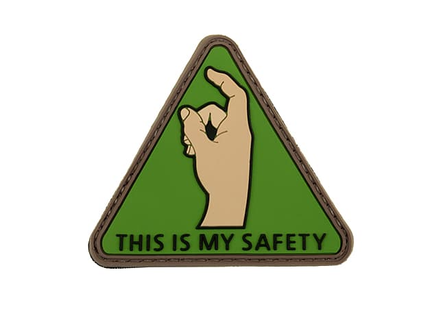 PVC Patch This is my Safety