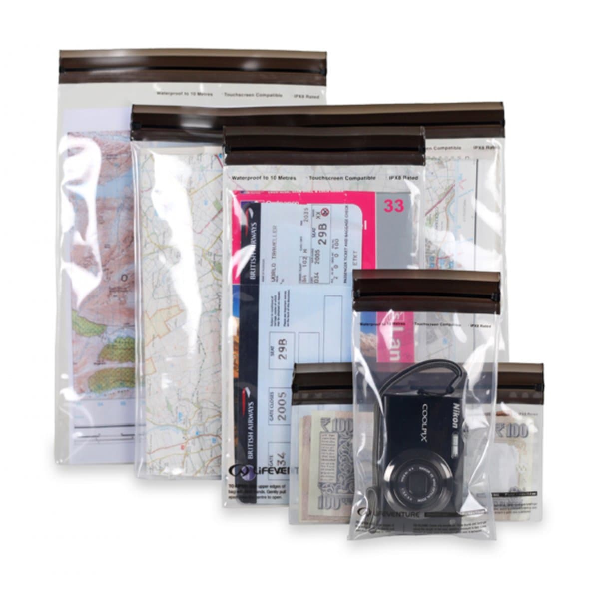 Lifeventure DriStore LocTop Bags - For Maps