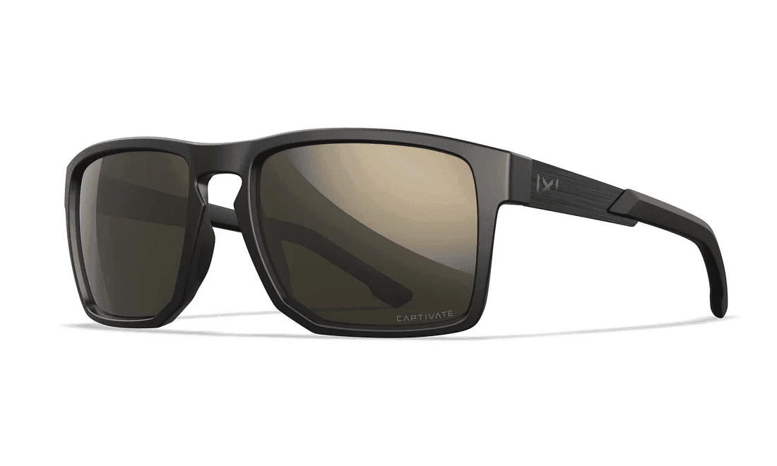WileyX Apex CAPTIVATE Polarized Tungsten Mirror/Matte Black Frame