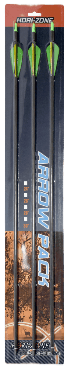 Hori-Zone Carbon Fiber Arrows 30" 3-pack