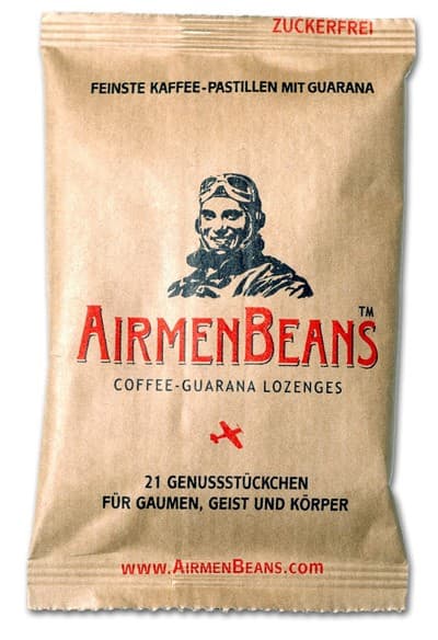 AirmenBeans Coffee Lozenges with Guarana 21g