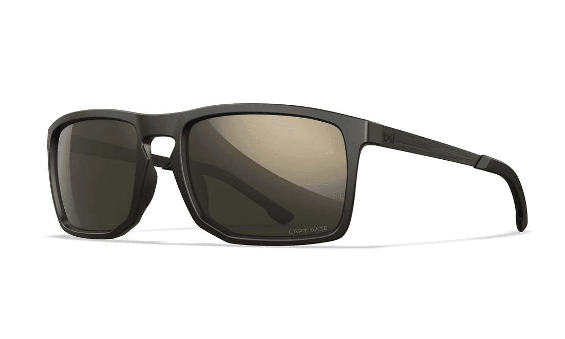 WileyX Axe CAPTIVATE Polarized Tungsten Mirror/Matte Black Frame