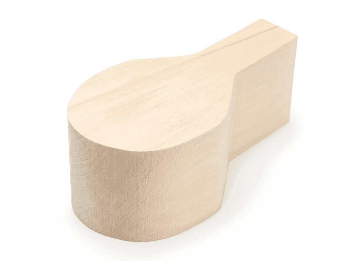 BeaverCraft Basswood Carving - Kuksa Blank