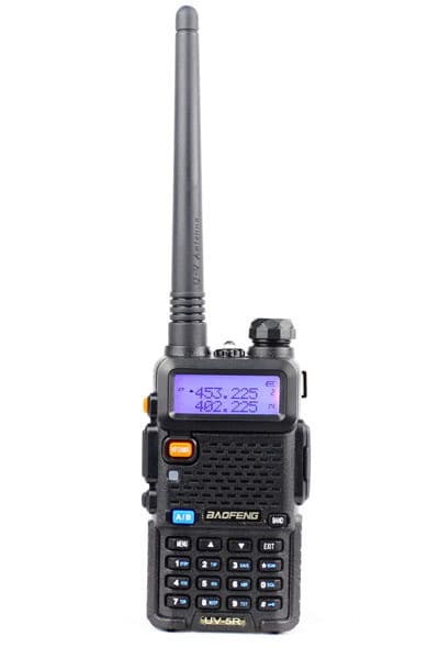 Baofeng UV-5R Radio VHF/UHF 136-174/400-520MHz 8W - Black
