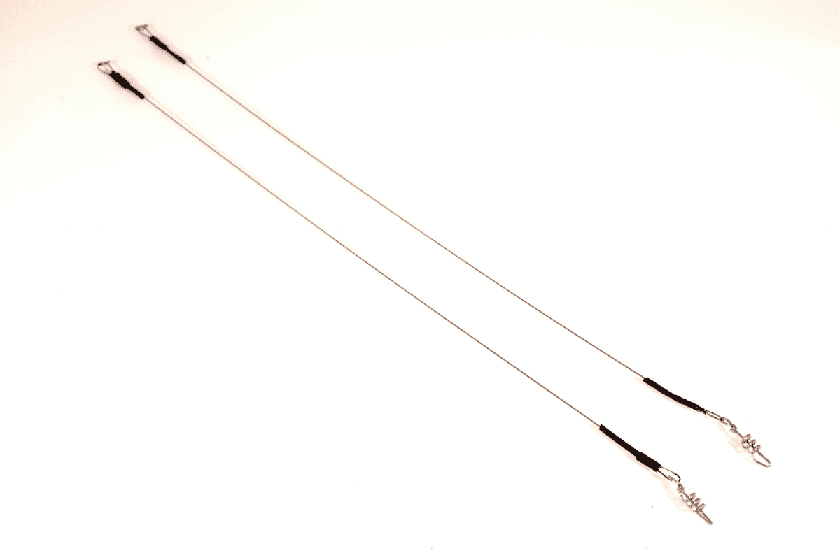A.Jensen Titanium Pike Leader 3pack 30cm (Strength: 30lbs)