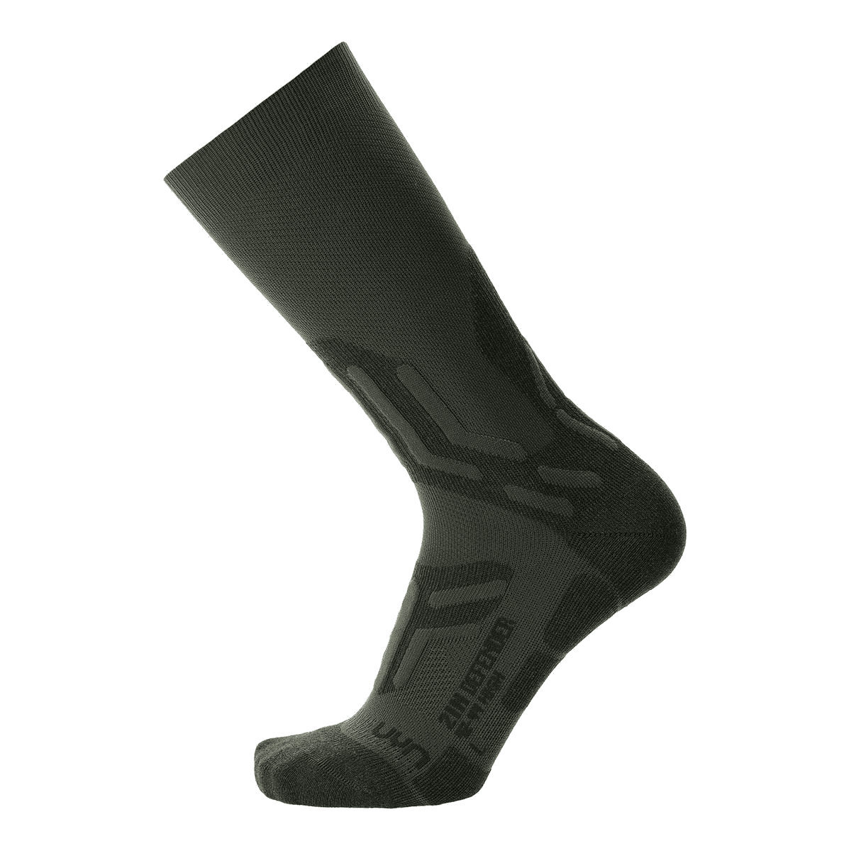 UYN 2In Defender High Socks (Color: Olive, Size: 35/38)