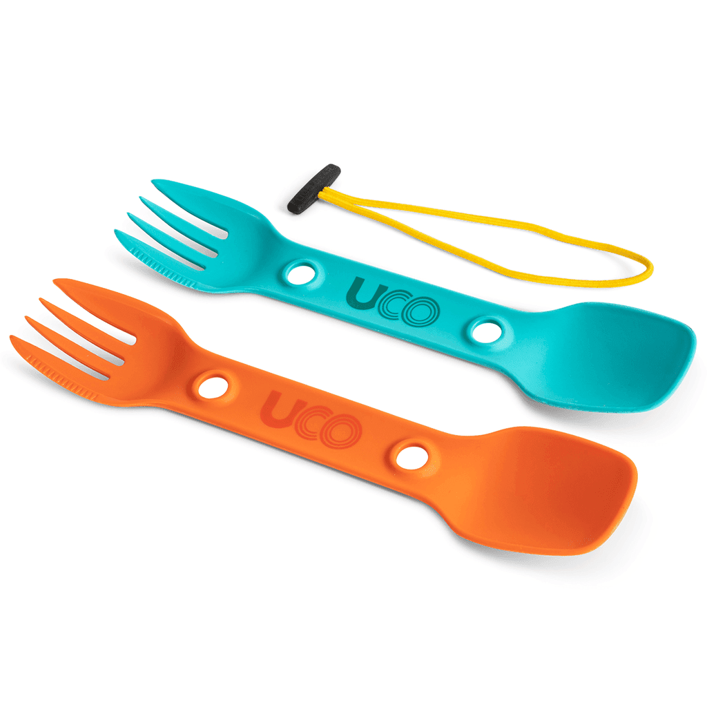 UCO Utility Spork 2pcs (Color: Teal Ember)