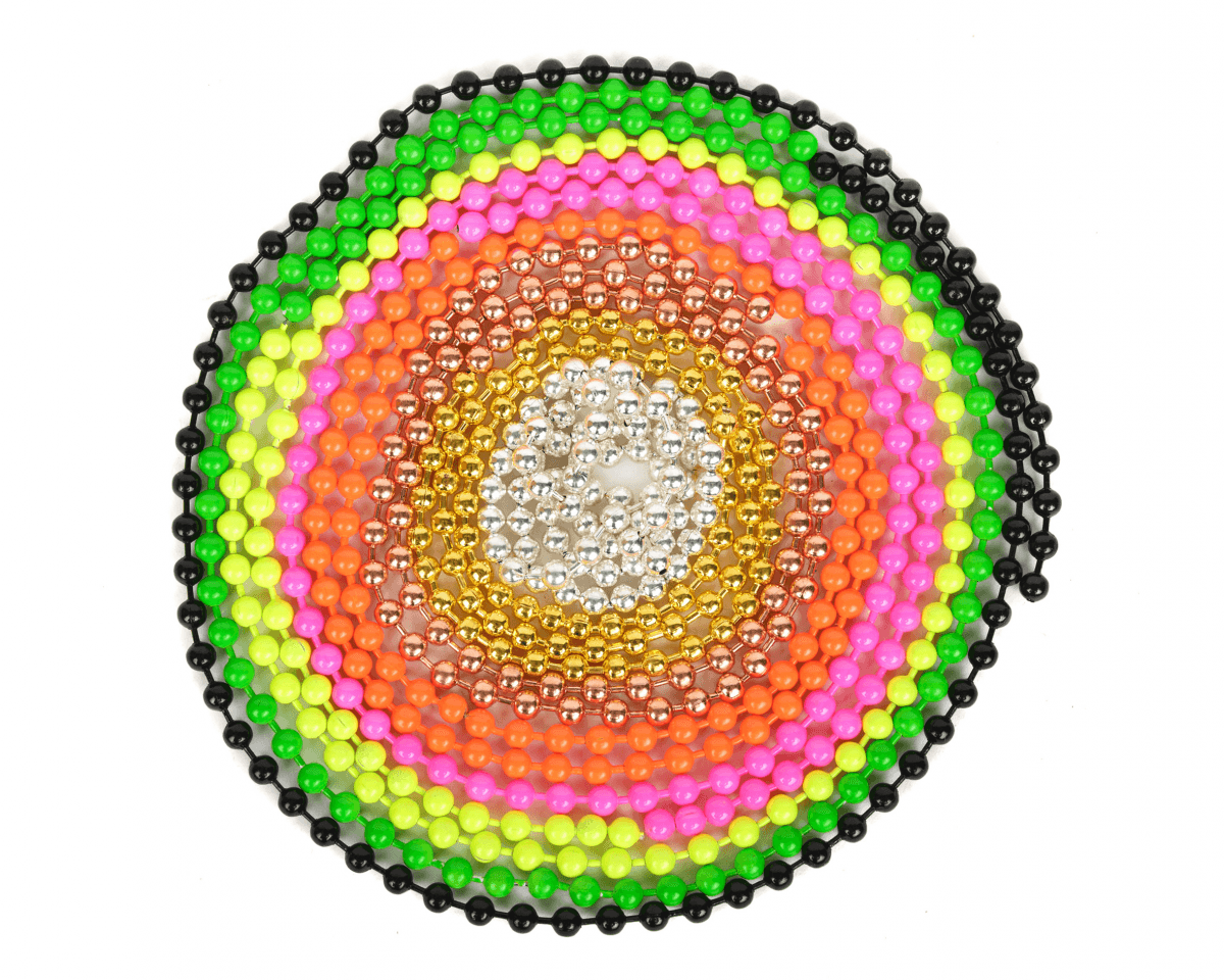 Fly-Dressing Bead Chain “The Real” Medium 3,2mm 30cm (Color: Gold)
