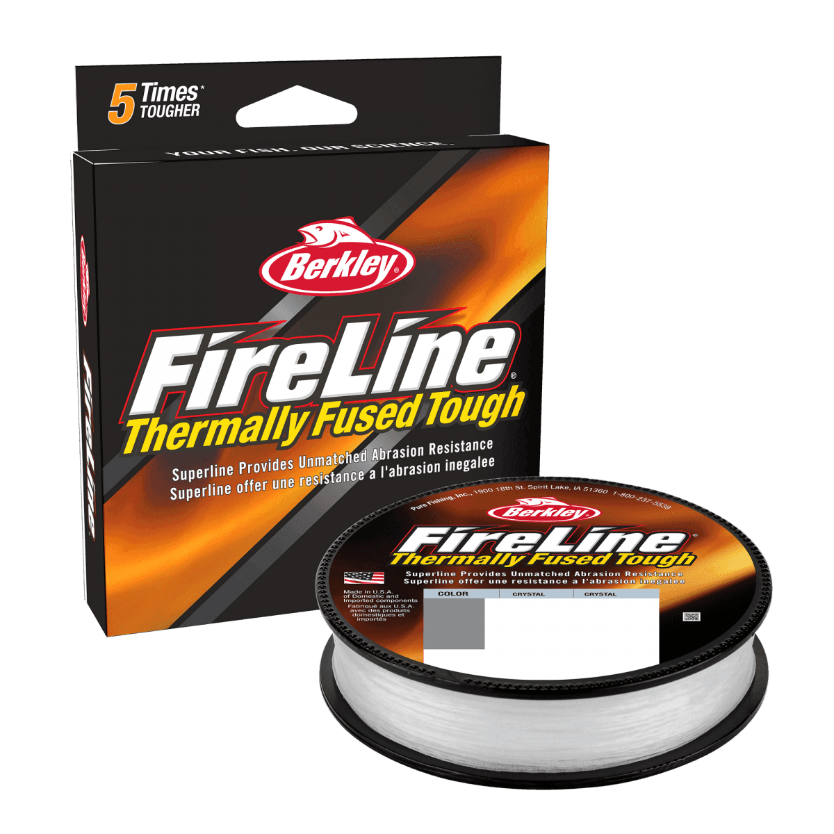 Berkley FireLine Fused Original 150m Crystal (Size & Breaking Strength: 0,17mm / 10,7kg)