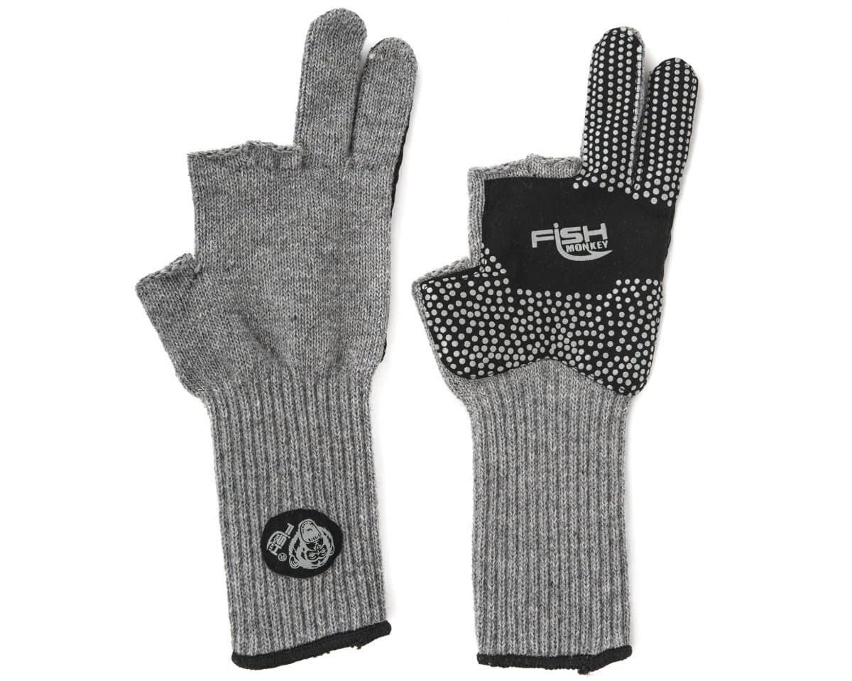 Fish Monkey Bauers Grandma Two Finger Wool Glove (Size: Large/Xl)