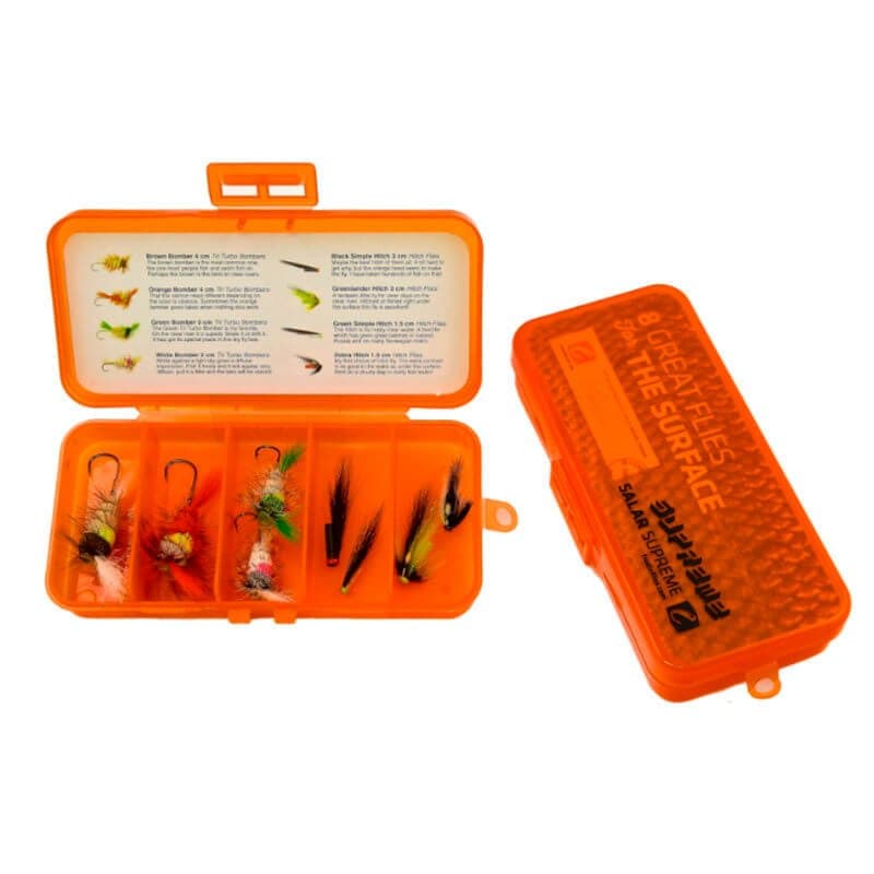 Frödin 8 Great Flies for Surface with Box