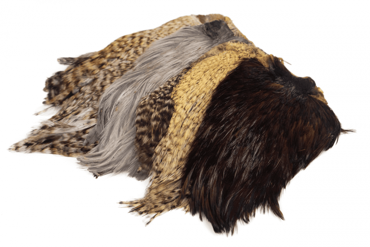 Fly-Dressing Indisk Tupp Nacke (Color: Kingsfisher Blue)