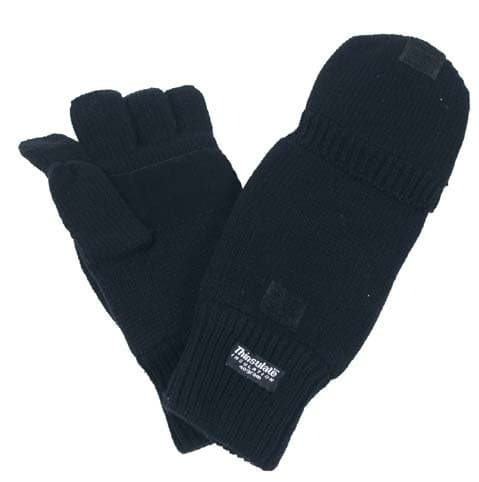 MFH Knitted Gloves (Color: Black, Size: XL)