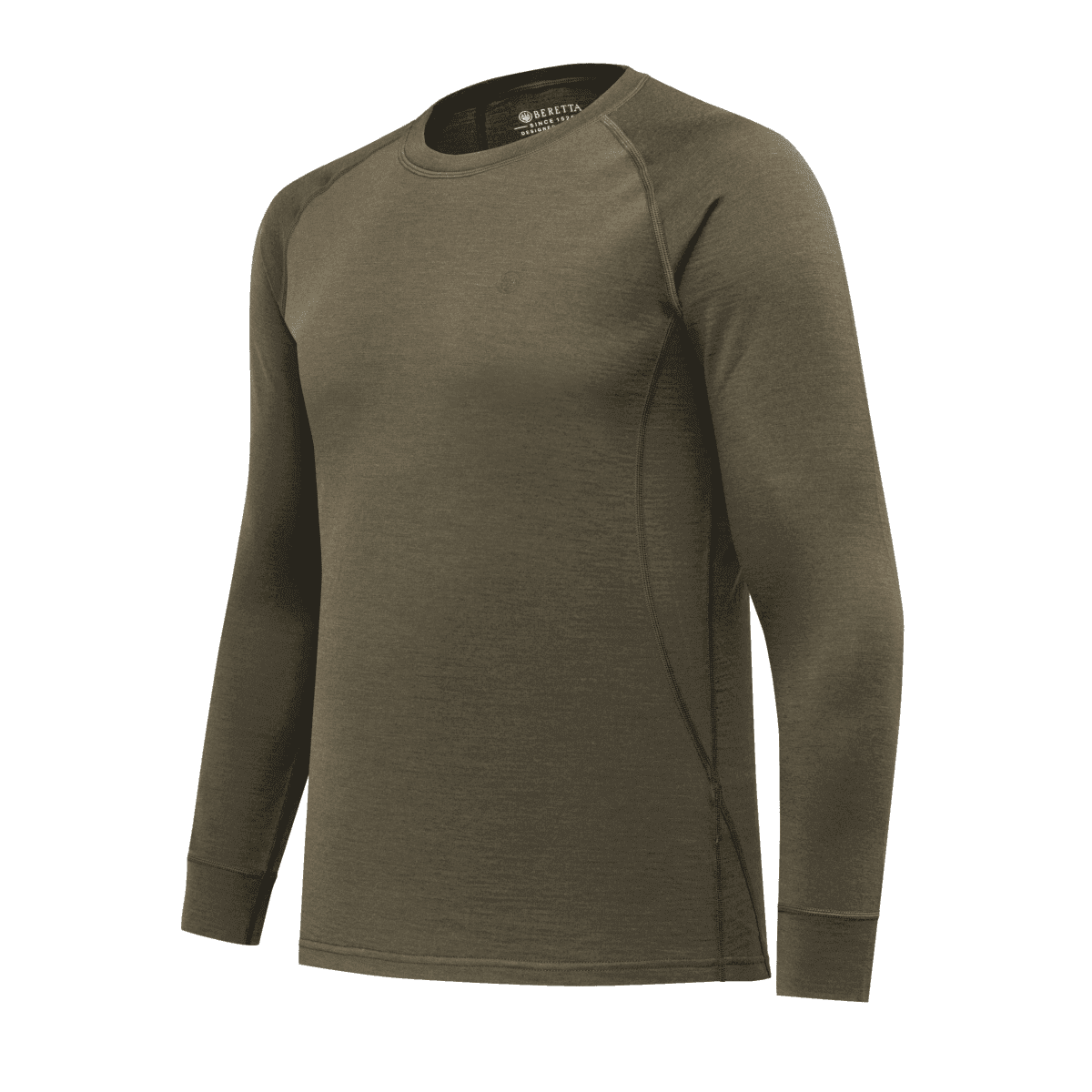 Beretta Elite Pro Merino Long Sleeve Base Layer (Color: Green Moss, Size: Large)