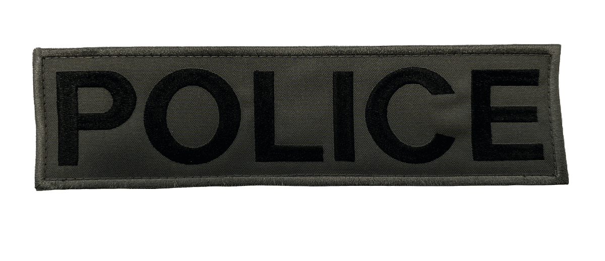 Snigel Patch Police -12 Large (Color: FM Grey)