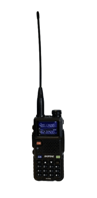 Baofeng UV-5RM Radio VHF/UHF VHF/UHF 136-174/220-260/400-520MHz 8W - Black