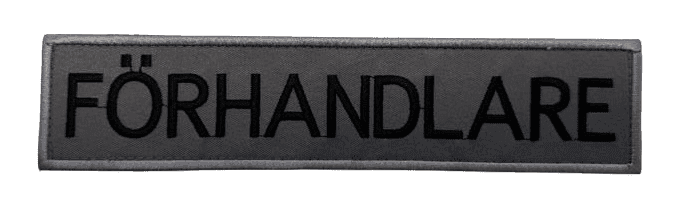 Patch Förhandlare - Large (Color: Grey)