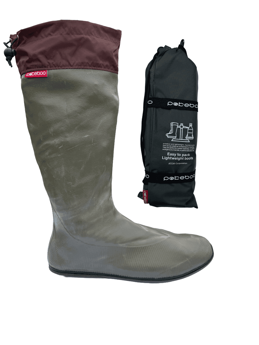 Pokeboo Packable Boots - Oliv / Khaki (Size: 40-41 / L)
