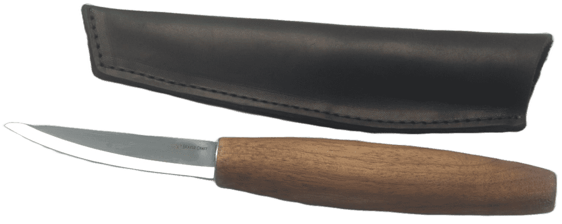 BeaverCraft C4X Whittling Sloyd Knife with Walnut Handle
