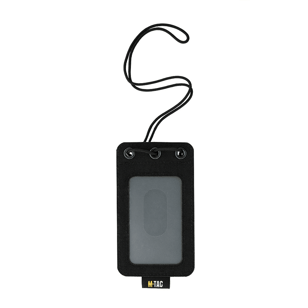 M-Tac Tactical Badge Holder Hanging ID Card Case Hook Surface Draw Cord (Color: Coyote)