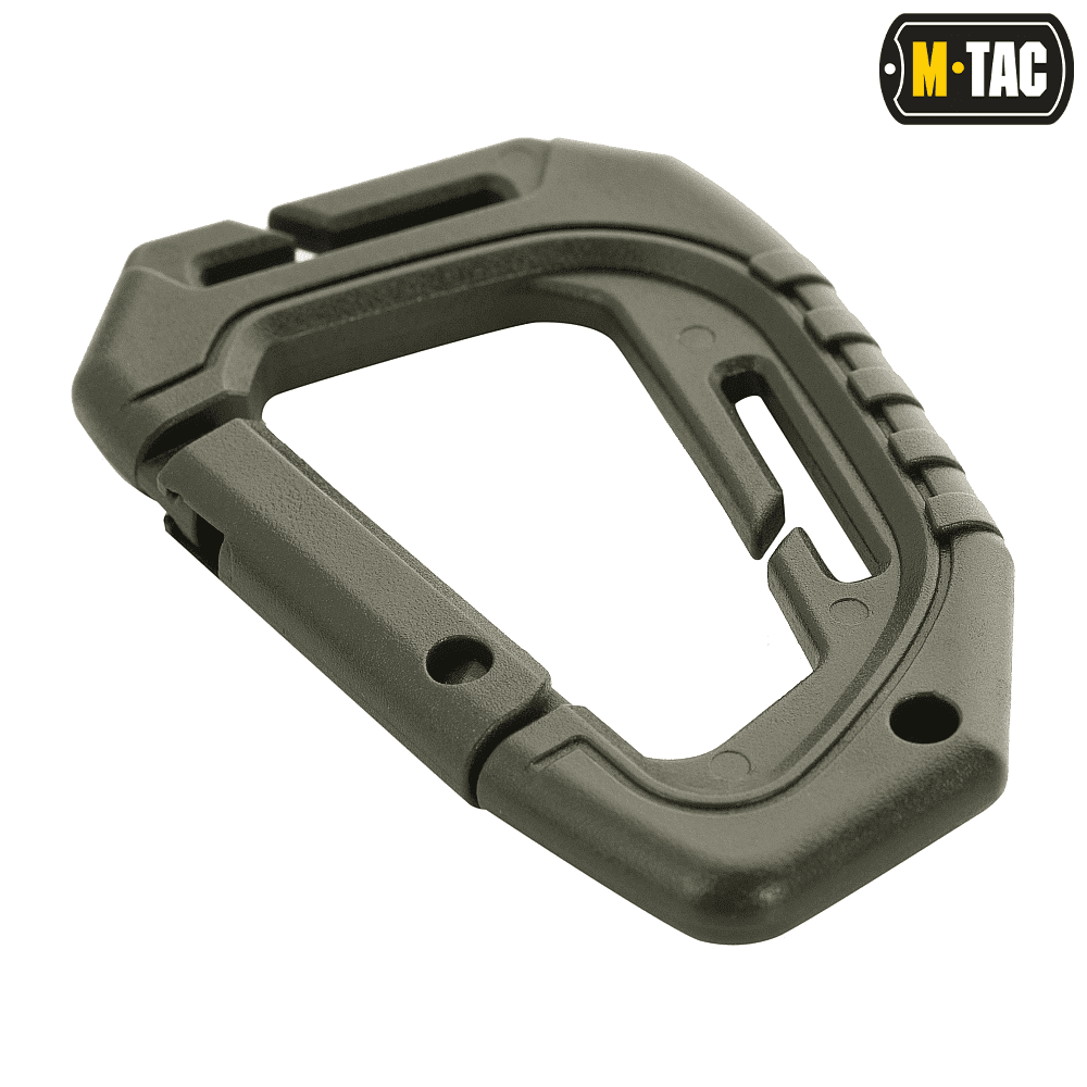 M-Tac Plastic Tactical Carabiner (Color: Olive)