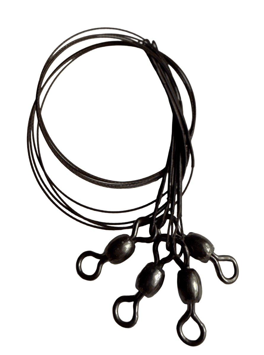 Rapala Terminal Tackle 1x7-Trådig Stålvajer med Lekande 4pack 23cm/14kg