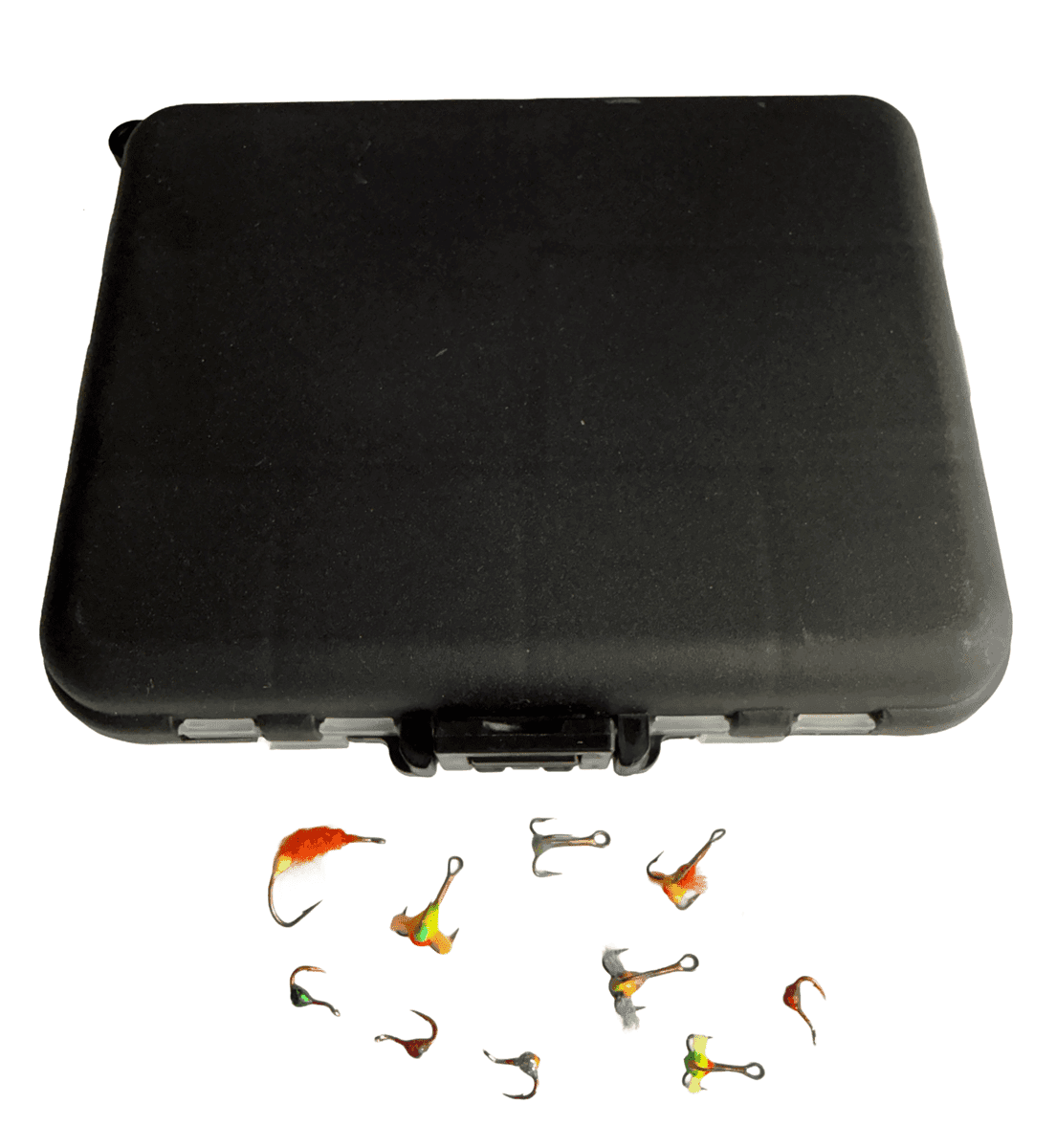 Mixed Hooks with Box For Icefishing