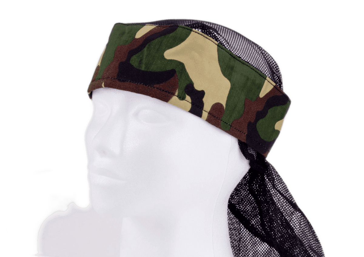 Jackal Gear Headwrap Mesh (Colour: Woodland)