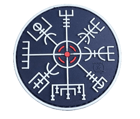 JTG Vegvisir Viking Compass Patch (Color: Glow)