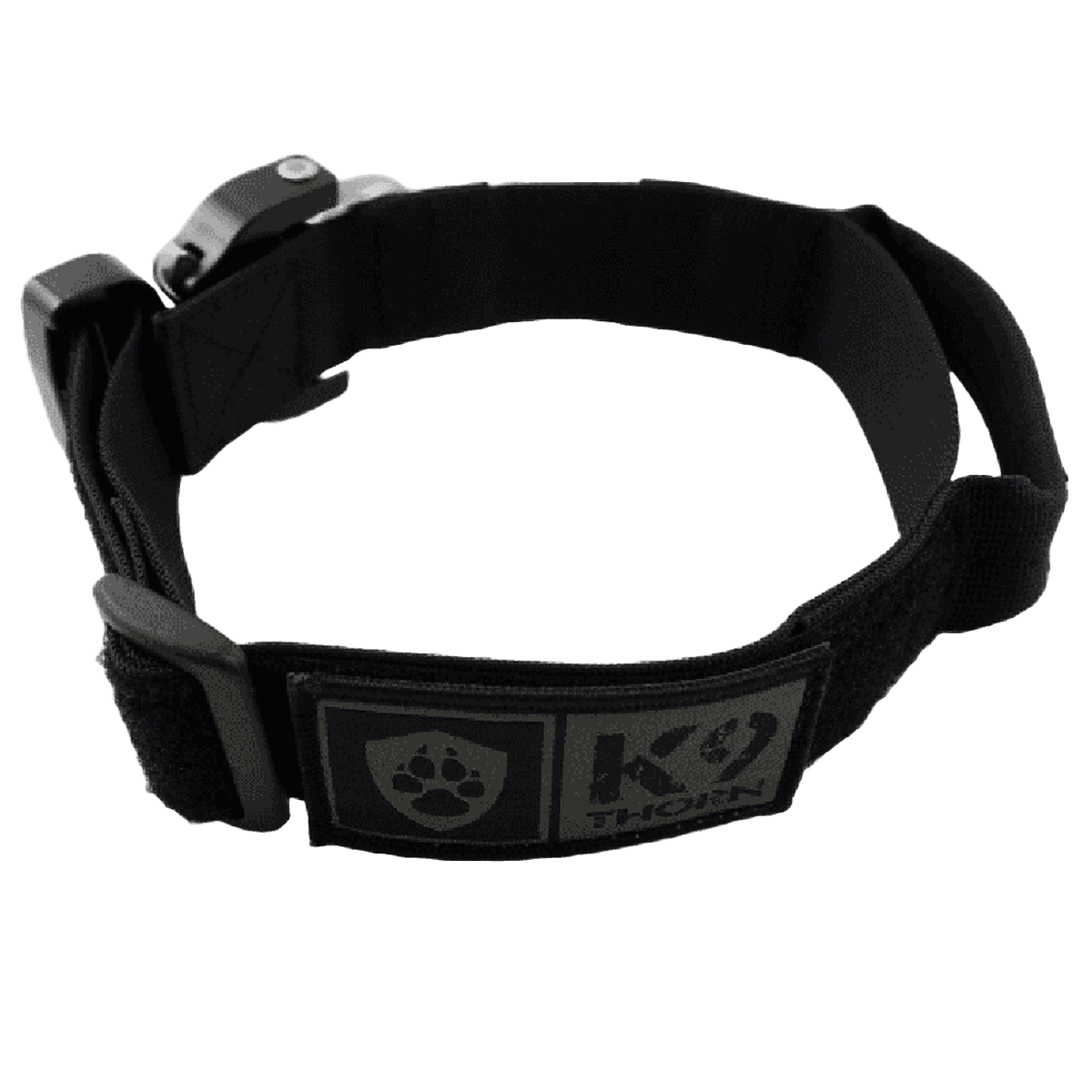 K9 Thorn Echo Cobra Leash with Grip (Color: Black, Size: Large)