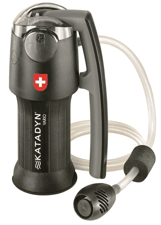 Katadyn Vario Pump med Fäste för Nalgene flaskor (63mm)