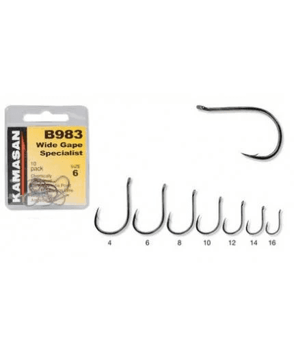 Kamasan B983 Wide Gap Specialist (Size: #14 - 10 Pack)