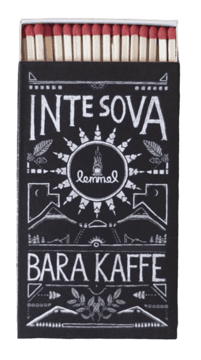 Lemmel Kaffe Matches INTE SOVA