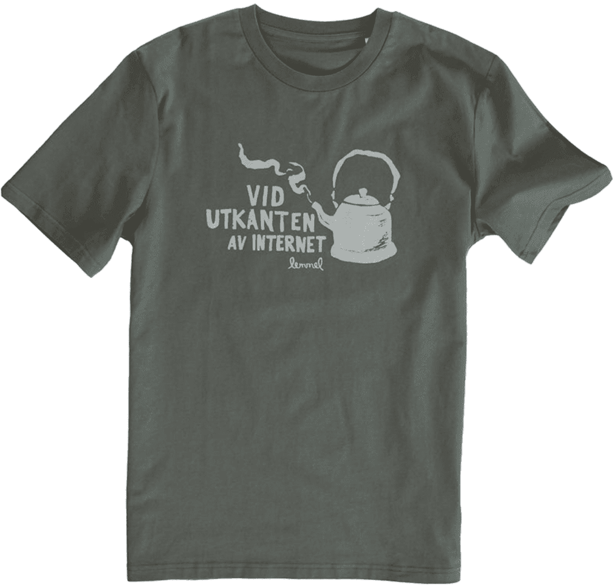 Lemmel Coffee T-Shirt Utkanten (Size: 2XL)