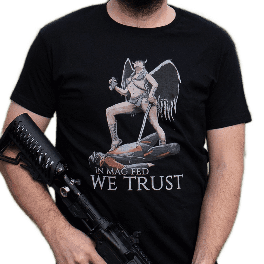 Warheads Paintball T-Shirt - In Mag Fed We Trust (Size: Medium)