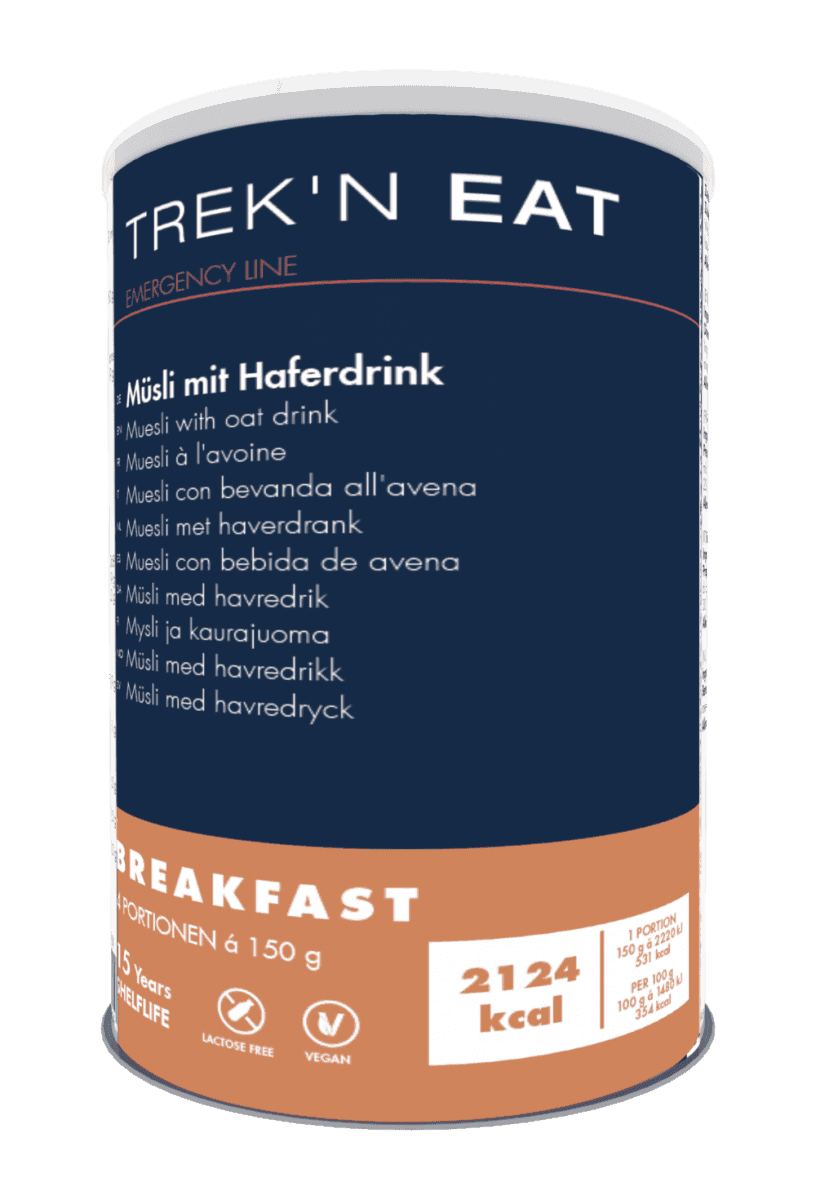 Trek 'n Eat Swiss Muesli with Milk - Emergency Line 600g