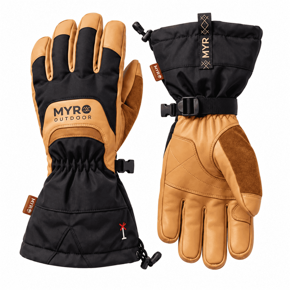 Myr Outdoor Nuolja - finger Glove (Color: Brown, Size: 9)