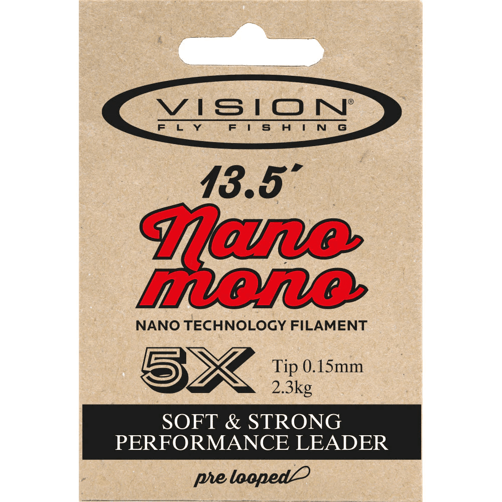 Vision Ace Nano Mono Leader 13'5" (Tippet Size: 4x 0,17)