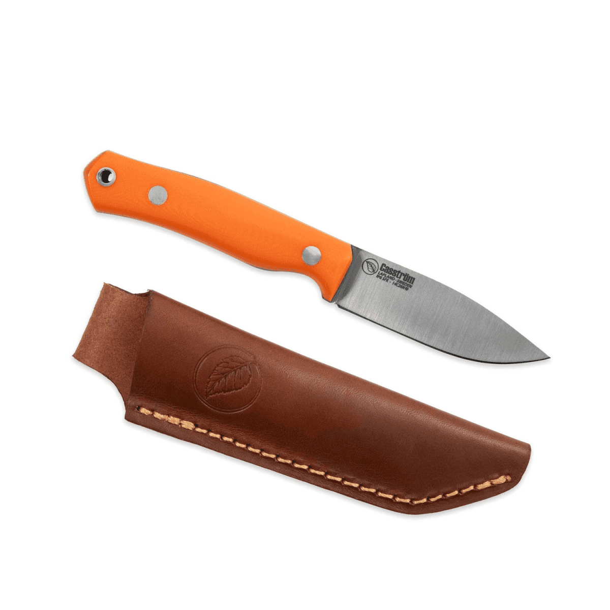Casström No.8 SFK - Orange G10 Flat Grind