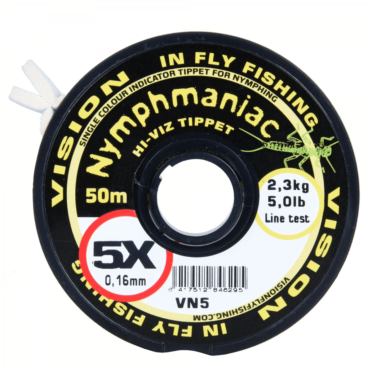 Vision Nymphmaniac Hi-Viz Tippet (Diameter: 5X 0,16)