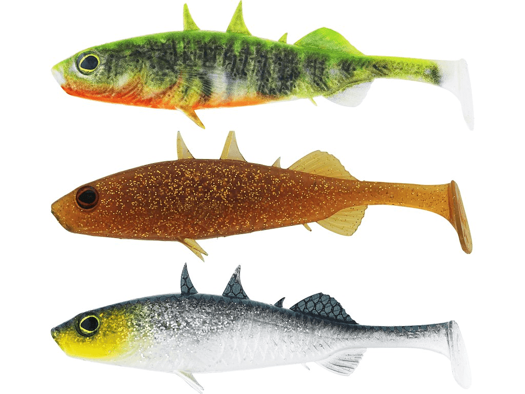 Westin Stanley The Stickleback Shadtail 9 cm / 7g 3pcs (Color: Dark Water Mix 10)
