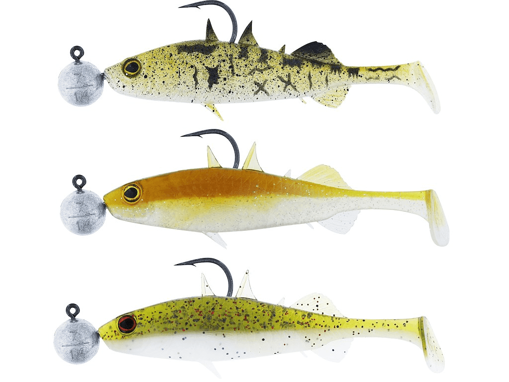 Westin Stanley The Stickleback Shadtail RnR 5.5 cm / #2/0 5 g 3pcs (Color: Clear Water Mix 10)