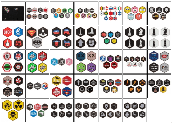 Sentinel Gear Random Patches 10pcs